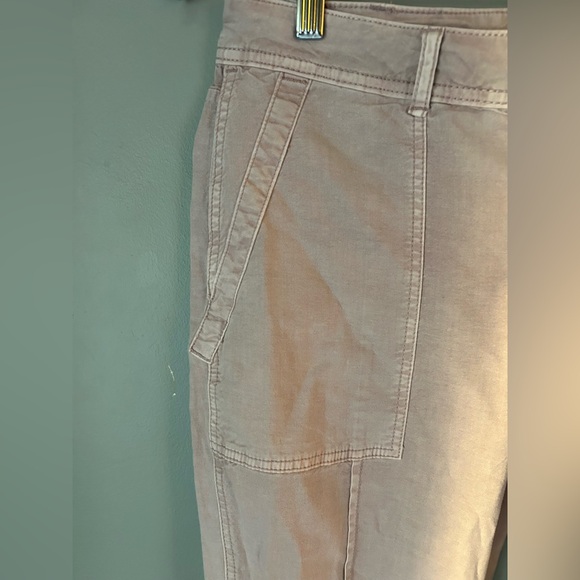 Anthropologie The Wanderer Dusty Pink Cargo Straight Leg Pants Size 29 - Picture 5 of 5